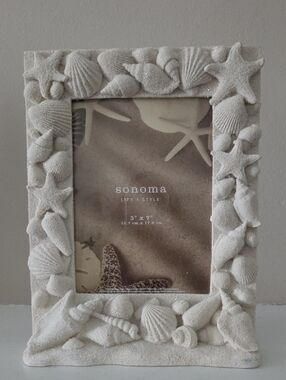 Sonoma Sandtone Seashell Photo Frame